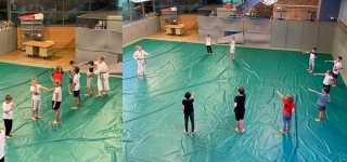Les cours de Karate dans la Salle Robin du Centre Sportif